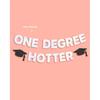 xo, Fetti One Degree Hotter Banner - Iridescent Foil | 6 Ft. | Graduation Decorations, Grad Cap Sign, College Ceremony Sign, High School Party