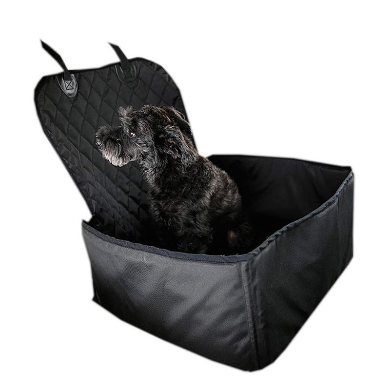 

1pcs Black Front Dog Seat Cover With Side Wings Waterproof And Anti Slip Pet Bucket Seat Cover Suitable For Most Cars чорний