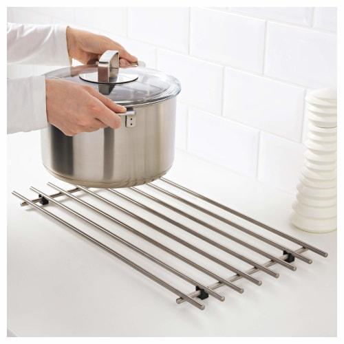 IKEA L?MPLIG 40176455 Trivet, Stainless Steel