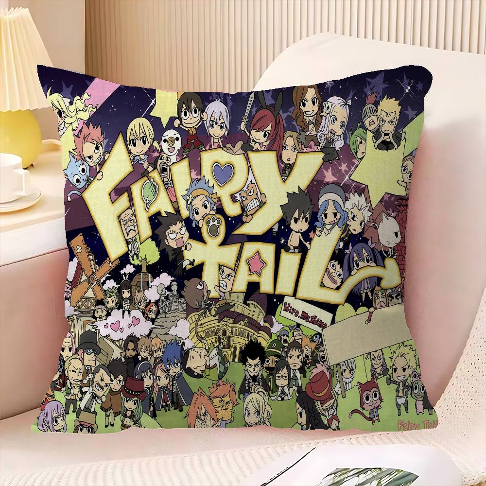 F-Fairy T-Tail A-Anime Pillow Cover For Bedroom Room And Living Room Sofa Decorative Cushion Cover