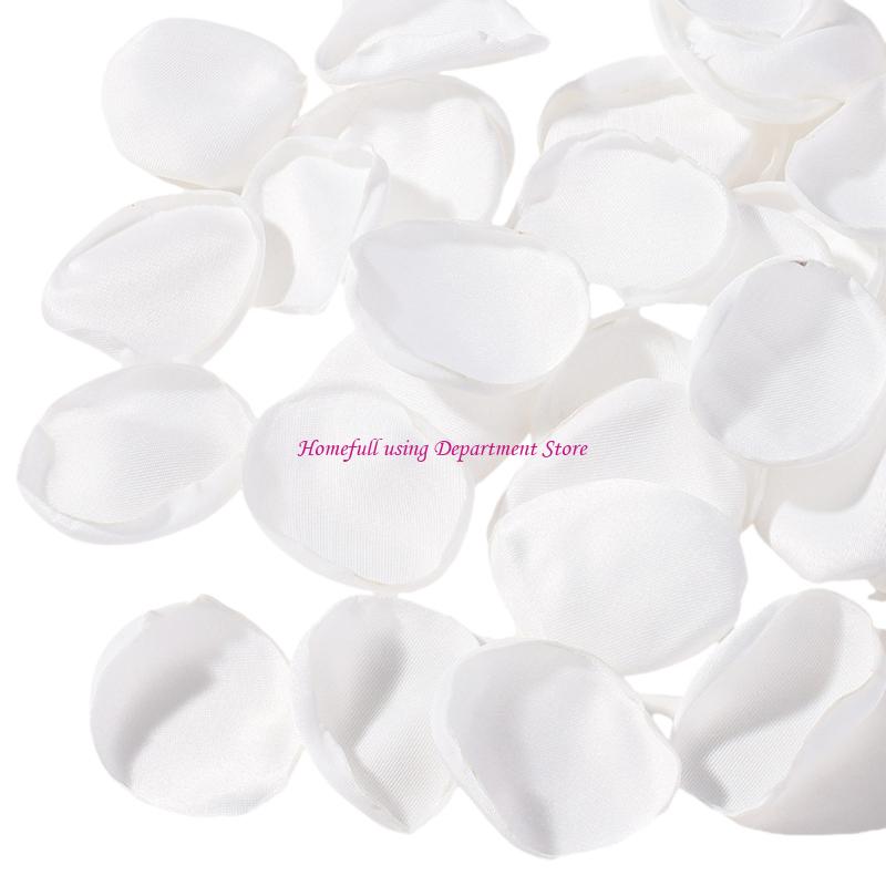 200Pcs Simulated Silk Fabric Rose Petal for Art Craft Wedding Decoration
