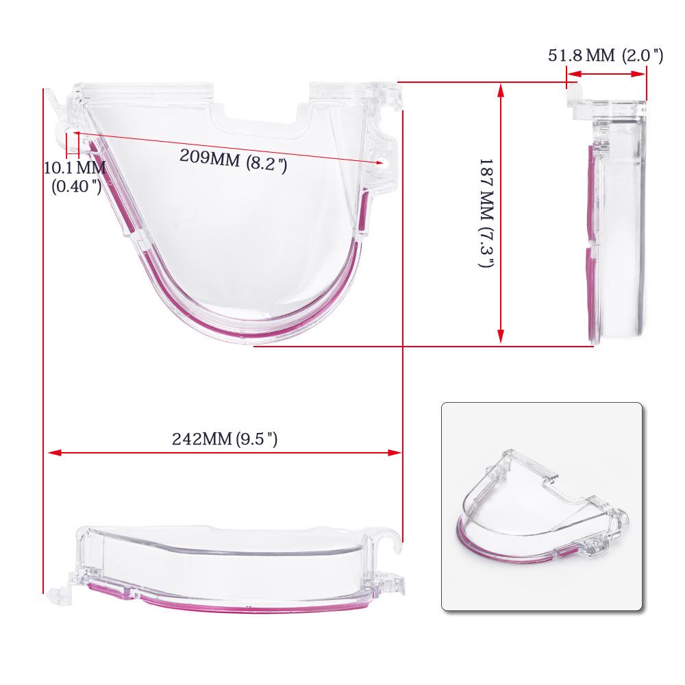 Lightweight Transparent Timing Belt Pulley Cover for Honda EK Engine