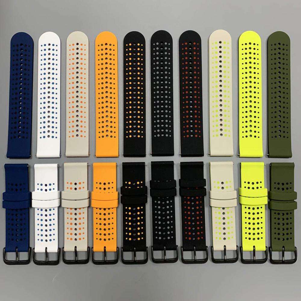 22mm Silicone Sports Strap For Xiaomi Watch Color 2 S1 Pro S2 S3 S4 Sport Mi Watch Band For REDMI Watch 5 Lite/Active Bracelet