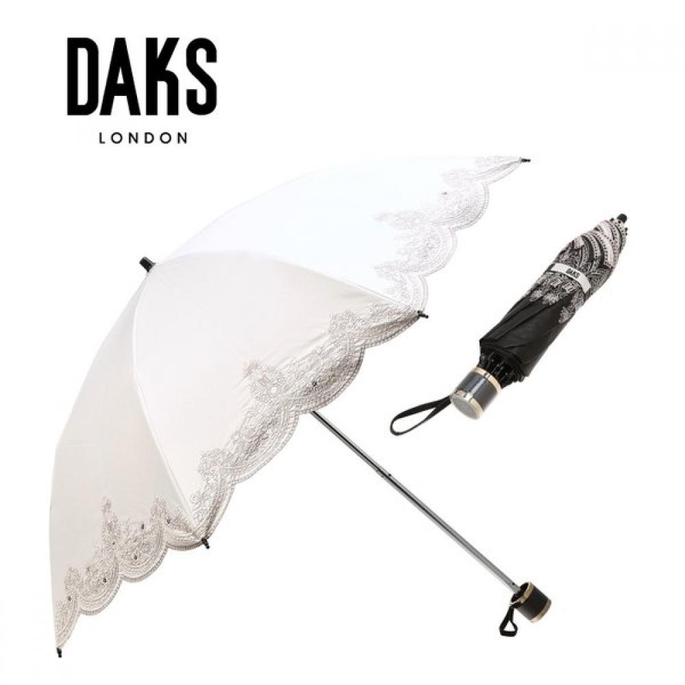 Daks Ivory Embroidered Sequin Umbrella Dbum4e107i2 Single option