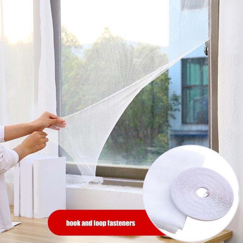 Instants Installion Mesh Window Screens Stick Designs Tear Resistant Materials for Home Bedroom Kitchen Pet Friendly