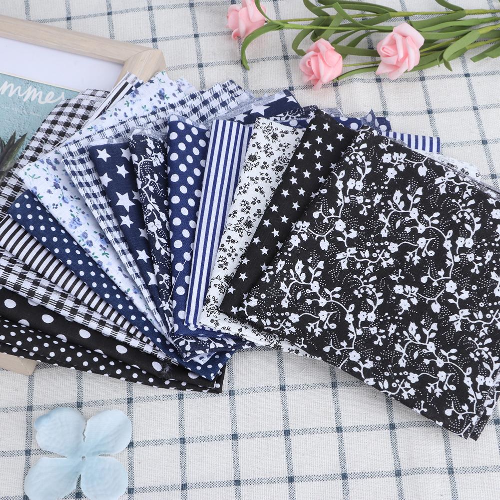 14 Stück Bedruckter Baumwollstoff Näh Quiltstoff DIY Handarbeit Nadelarbeitszubehör