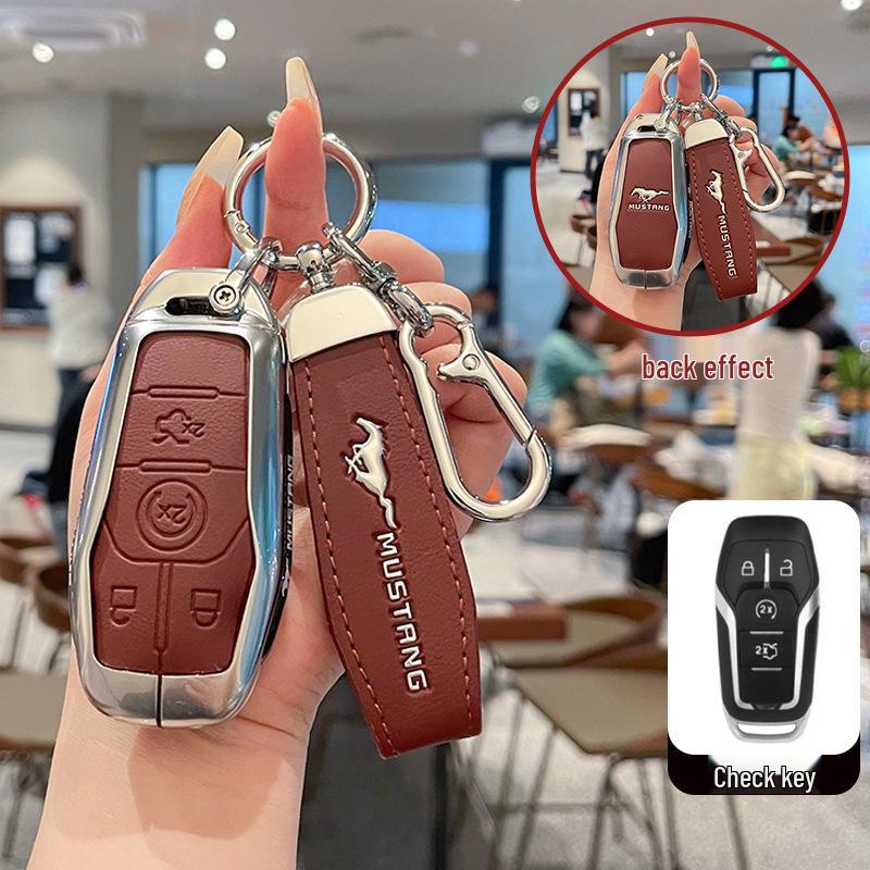 Compatible Key Case for Ford Taurus, Explorer, Mustang (2017-2018 Models)