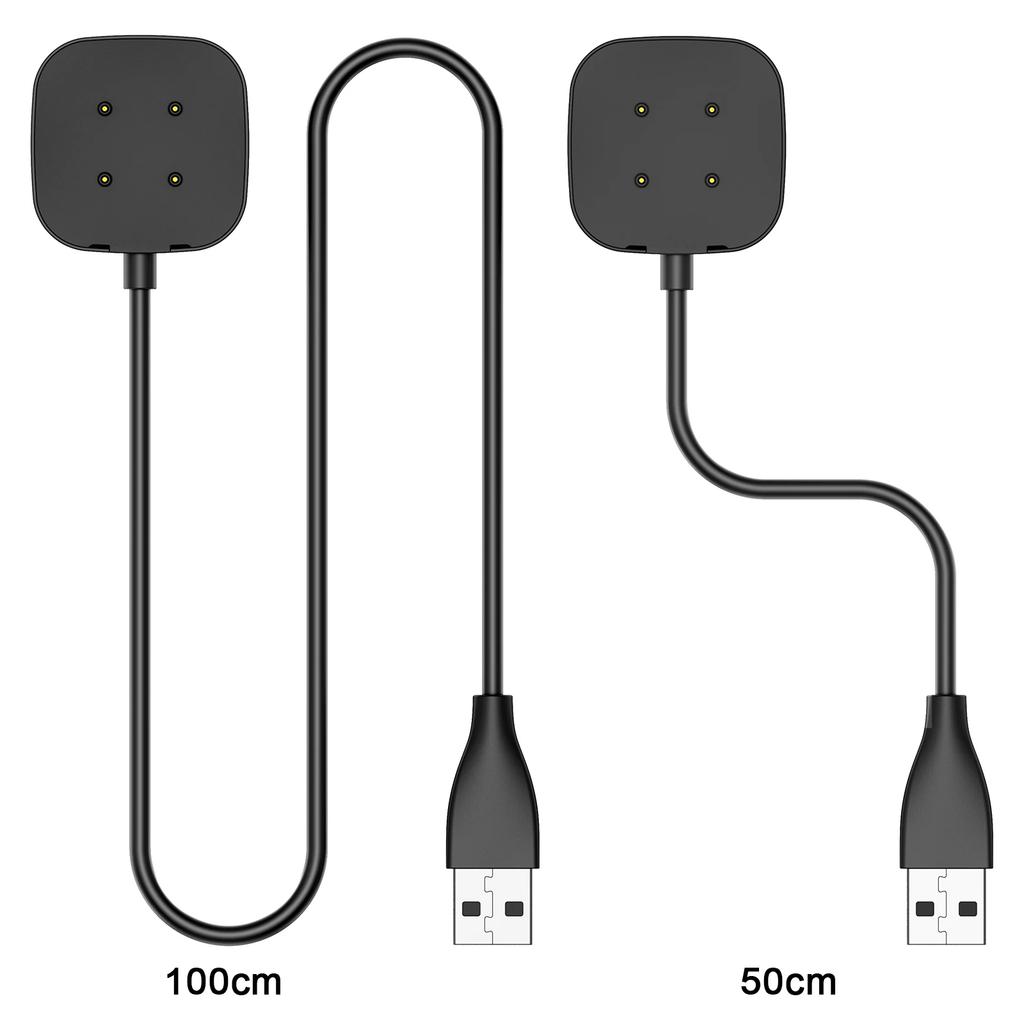 Přenosný USB magnetický nabíjecí dokovací adaptér pro Fitbit Versa 3 Rychlonabíjecí napájecí kabel pro Fitbit Sense Příslušenství pro chytré hodinky
