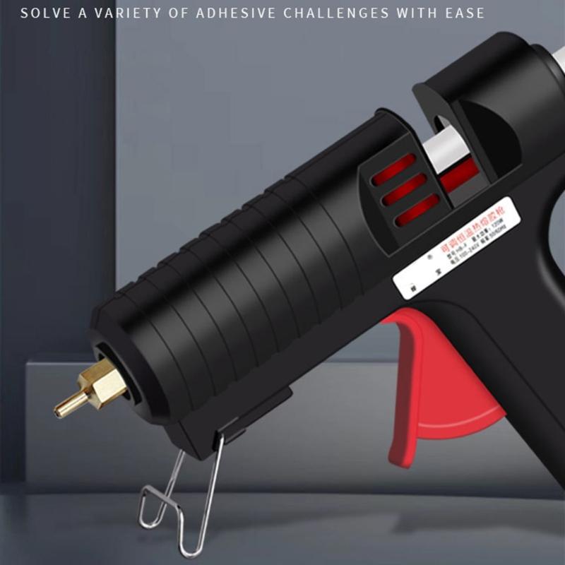 Mini Hot Melt Glues Guns Industrial Mini Guns Thermo Electric Heat Temperature Power Tool with Comfortable Grip 100-220℃