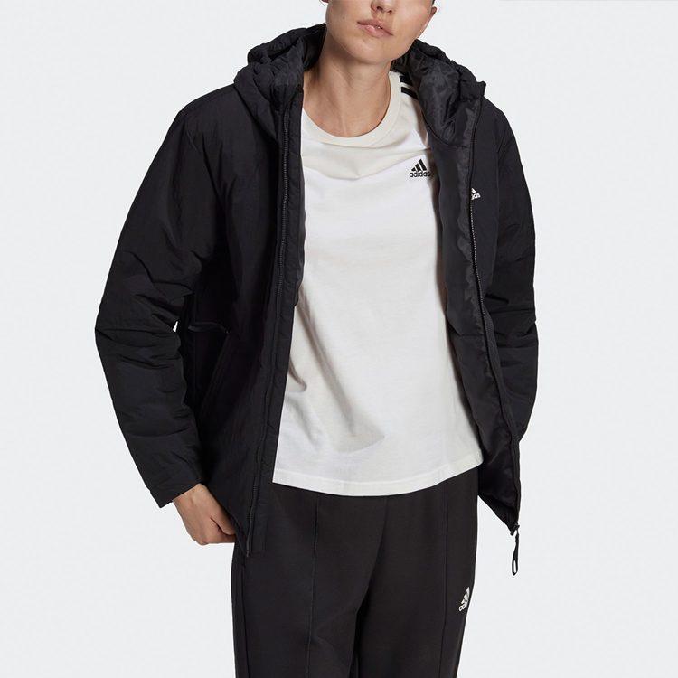 adidas Jackets Women's Black Hooded Moderate Other HT8712