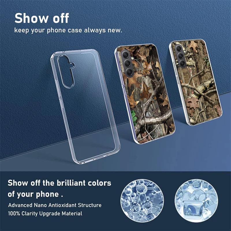 Casing Camo Hunting for Phone Case for Samsung A16 A26 A36 A56 A17 A37 A57 A07 A06 A02S A03 A04S A05S Galaxy Note 20 10 A50S A71