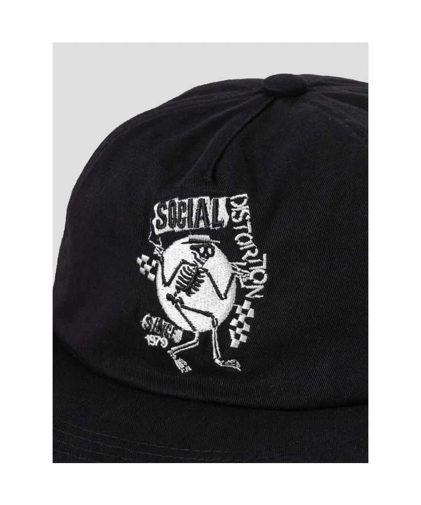 8seconds [Universal Music] Social Distortion Logo 5-Panel Cap Black