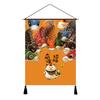 Japanese Lucky Cat Fabric Hanging Flag, Izakaya Hotel Home Wall Decor Banner