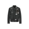 Evisu SS24 Multi-Embroidered Denim Jacket Men Jackets Black 2ESHTM4DJ8003RXDP