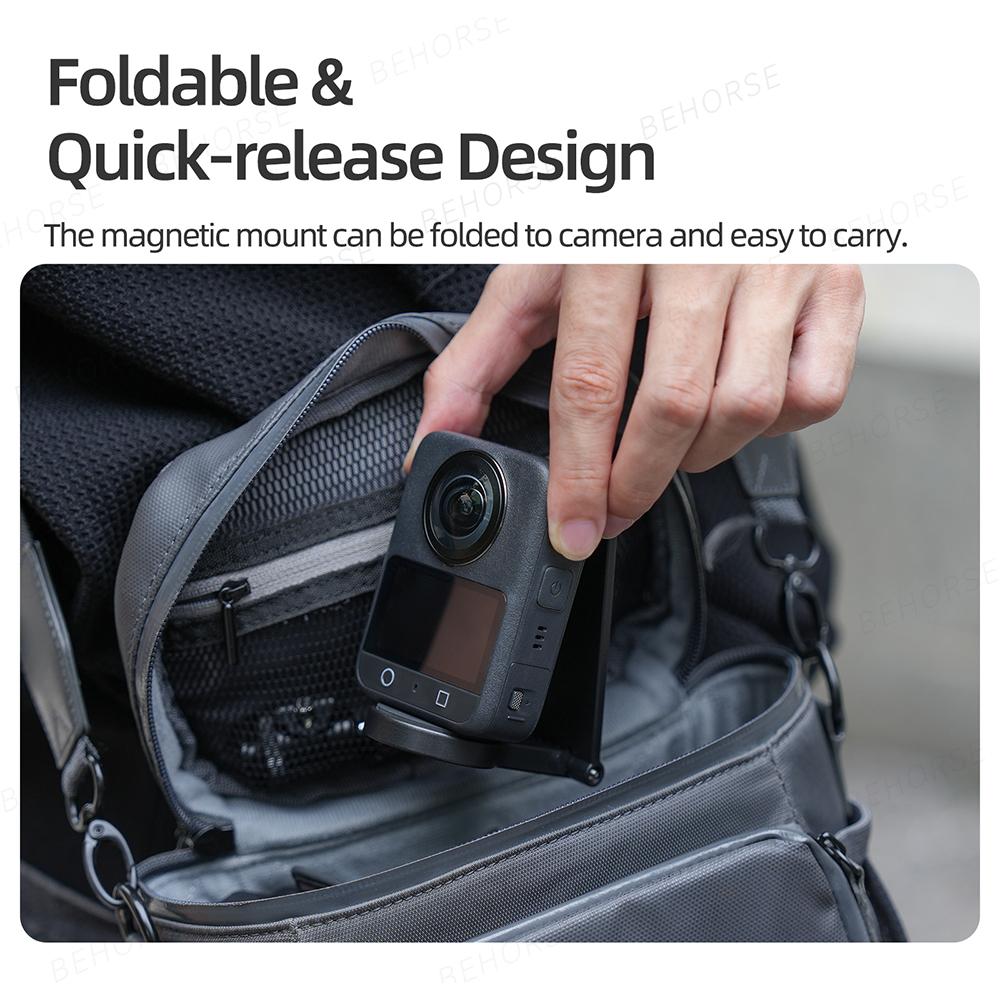 Multi-use Magnetic Mount Desktop Bracket Handle Universal Base for DJI OSMO 360/Pocket 3/Action 5/Insta360 X5/GO Ultra/Gopro 13