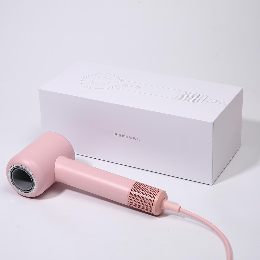 Sèche-cheveux professionnel Haute vitesse 23m/s Soin capillaire aux ions négatifs 110000 tr/min Sèche-cheveux Faible bruit Contrôle intelligent de la température