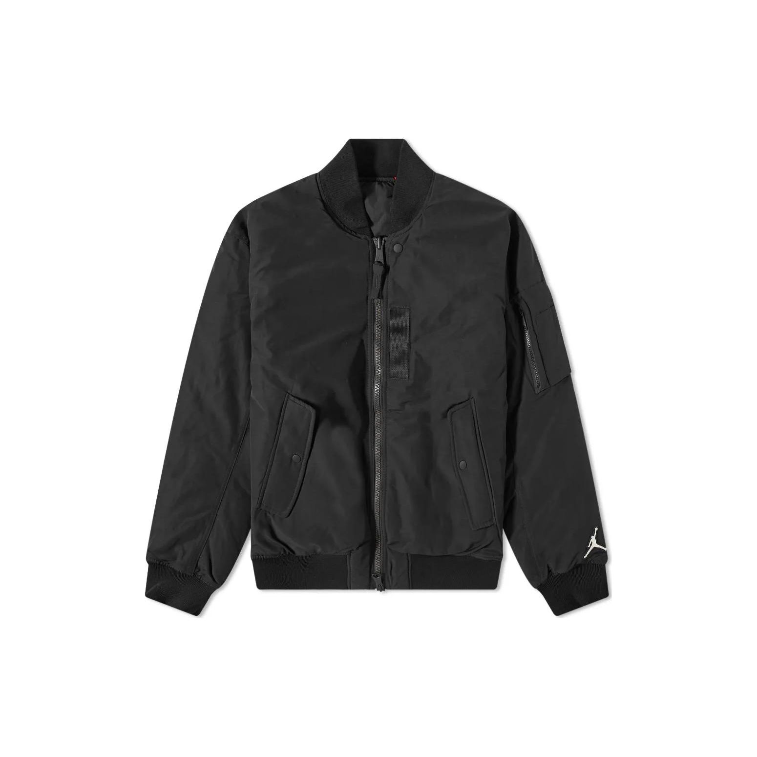 

Jordan с логотипом и кнопками с круглым вырезом, обычная куртка на молнии, мужская верхняя одежда, черный DA9796-010