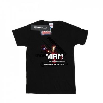 Girls Iron Man Armored Avenger Cotton T-Shirt