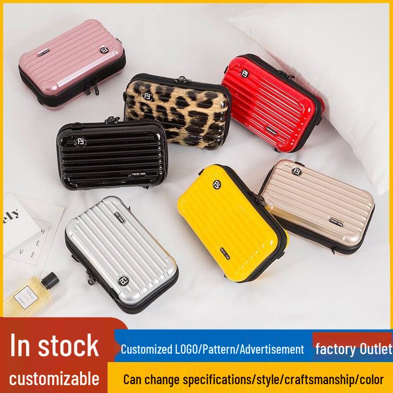 Women's Hard Shell Makeup & Toiletry Mini Bag | Crossbody, Evening, Travel Storage Box