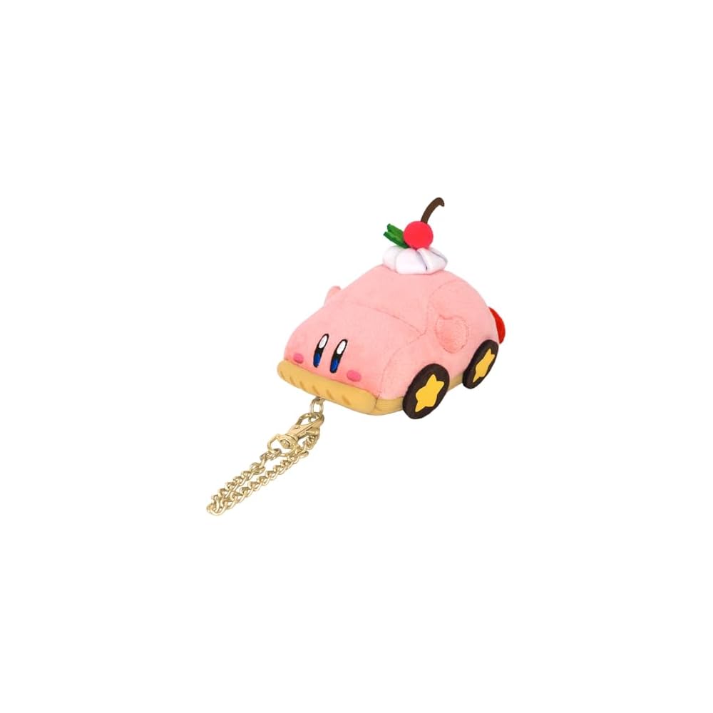 Sanei Boeki Kirby Discovery Car Cake Plush Toy 10cm x 9cm x 14.5cm Soft Stuffed Animal