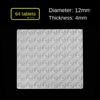 3329 Transparent Self-Adhesive Silicone Floor Dots Shock Absorption Buffer Anti-Collision Stickers Furniture Non-Slip Dots