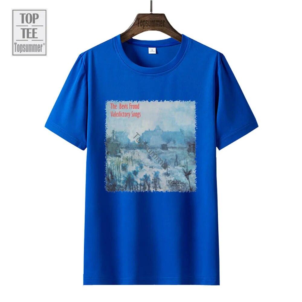 Valedictory Songs Album T-Shirt The Bevis Frond Tour T Shirt Unisex Rock Band Black Tshirts Women Graphic Print Top