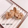 Candy Colorful Gradient Plumeria Flower Large Hair Claw Clips Women Trendy Crab Ponytail Clip Barrettes Hair Accessories Girls