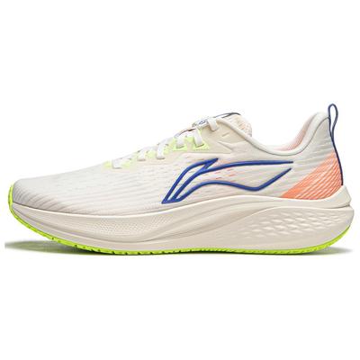 Li Ning Red Hare 7 Dämpfung Rutschfest Atmungsaktiv Leicht Niedrig geschnitten Sprint Laufschuhe Herren Ecru ARPU003-32