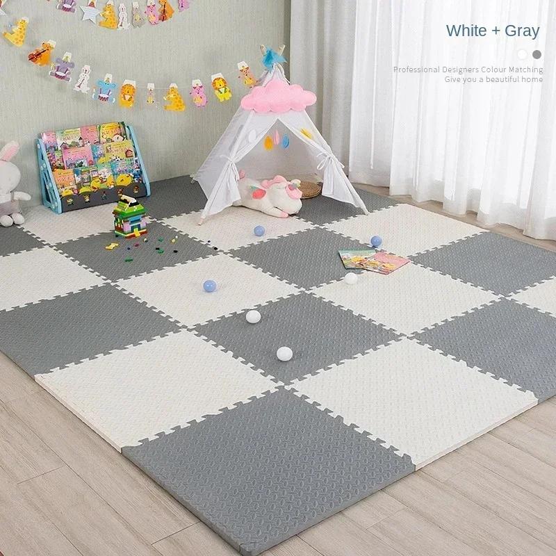 8/16pcs Pink Foam Play Mat, Interlocking Puzzle Carpet Floor Mat for Baby Crawling and Exercise Various Colors Available Toys