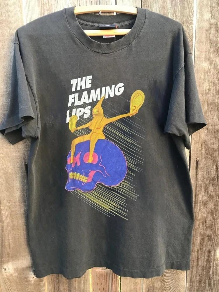 The Flaming Lips Vintage Shirt Charcoal Color Unisex Shirt Men Women Unisex T-Shirt XXXL