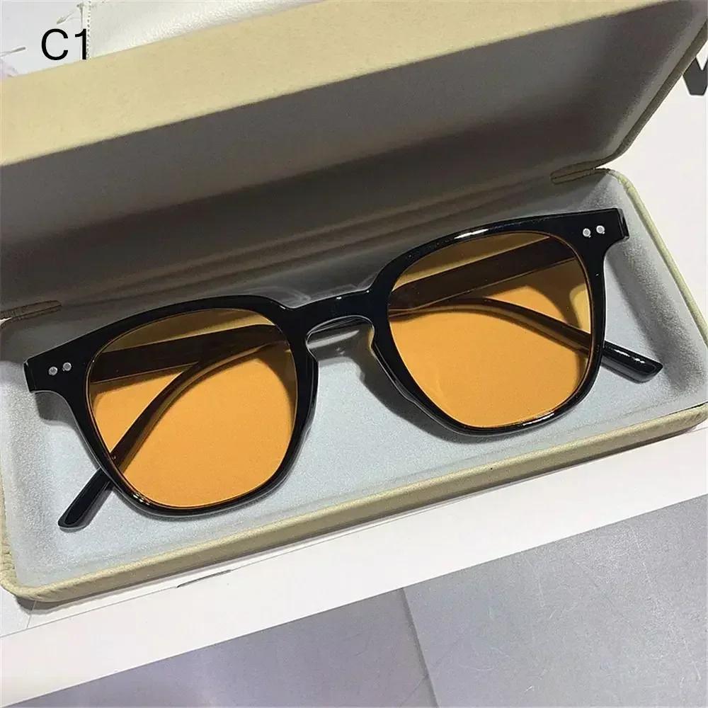 2025 New Fashion Square Sunglasses Women Men Brand Designer Ocean Color Sun Glasses Unisex Green Gradient Eyewear