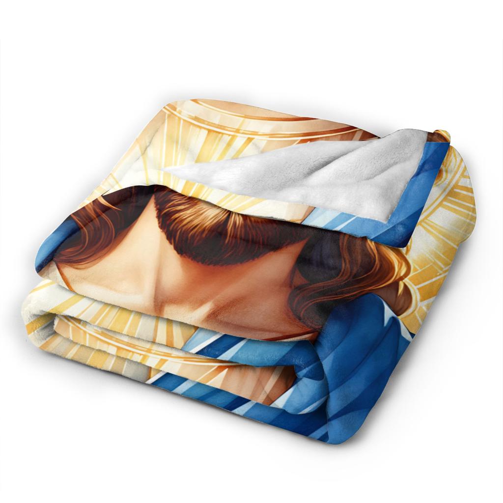 Cristo Jesus Blankets Quality Super Soft Throw Blanket Winter Girls Boys Home Decor Funny Bedspread