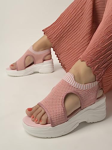 Shoetopia Girls War Pink Sandal - 5 Uk (Girls-War-Pink) 5 UK