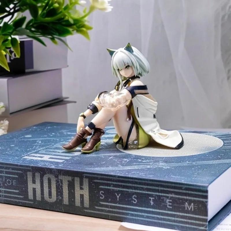 Arknights Kal'tsit Anime Figur Ornament Computergehäuse Dekoration Sitzende Nudelstopper Puppe Junge Spielzeug Überraschungsgeschenk Sammlerstück