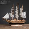 Creative Sailing Model Figurines Living Room TV Cabinet Wine Cabinet Office Table Miniatures Luxury High-end Decor Statua FYFM