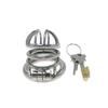Men's Chastity Lock Stainless Steel Metal Chastity Cleaner for Going Out Wearing Penis Cage Bunching Bird Sex Toys for Adults