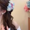 Bohemian Starry Sky Flower Hair Clip Fairy Bride Hair Accessories Vintage Thai Hairpin  Daily
