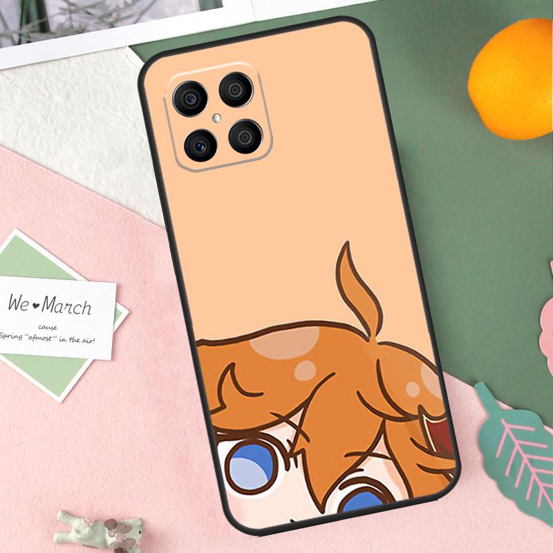 

Милый аниме-чехол Genshin Impact для Honor 90 50 70 Lite X9b X9a X8b X8a X8 X9 X9c Honor 200 Pro Magic 7 5 6 Lite Чехол Honor 200