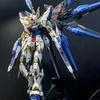 1/100 MGEX Scale Strike Freedom Assembly Mecha Model Kit with Wings of Light Action Figure Collectible Toy for Fans Adult Gift