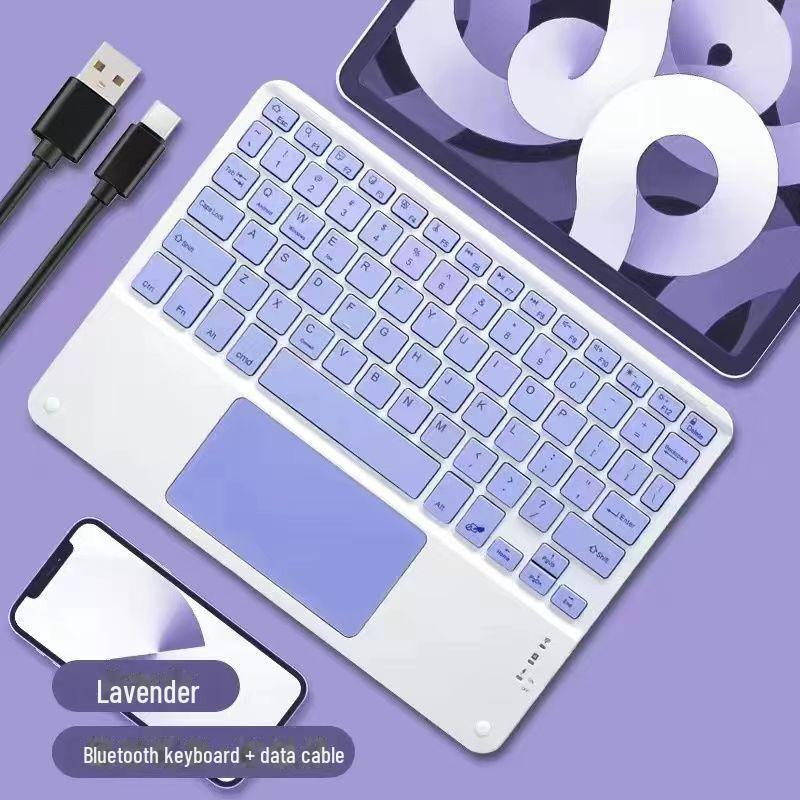 Universal 10-Inch Bluetooth Keyboard & Mouse Set for iPad, iPhone, Android & Tablets