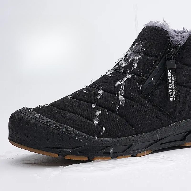 Schneestiefel für Herren und Damen, hohe, baumwollgepolsterte Schuhe, warme Plüschschuhe