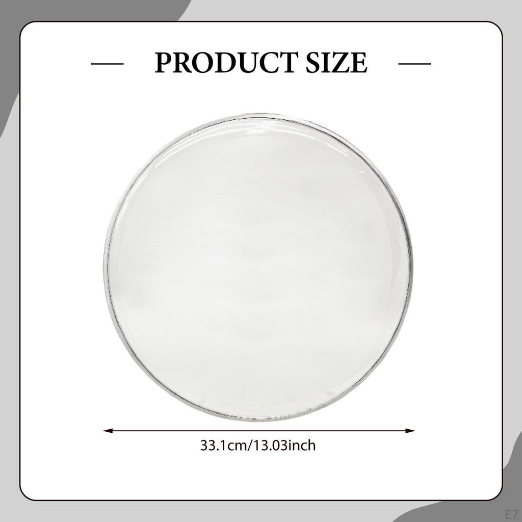 Snare Drum Drumhead Skin Practice Tighten Sound Accessories Transparent Replacement DIY Parts