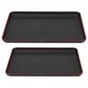 Japanese Rectangular Serving Tray, Durable BPA-Free Plastic for Restaurant & Hotel Use, Lightweight Easy-Clean Tray
