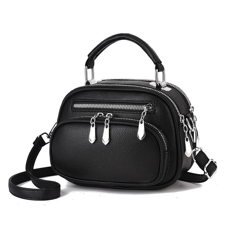 Women's bag new urban simple multi-layer mobile phone bag portable shoulder oblique span bag
