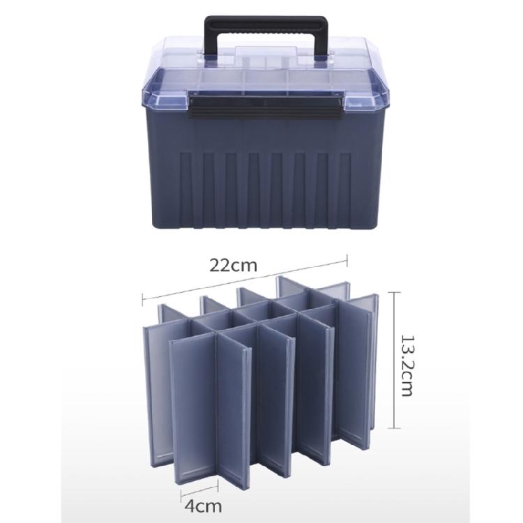 Holzgarnelen-Angelköder-Aufbewahrungsbox Verdickte Harte Tintenfischhaken-Angelköder-Organizer Leichte Gewichte Angelgerätbox