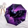 1pc HeartWings Automatic Open/Close Umbrella Compact Folding Umbrella, All-Season Portable Umbrella for Women/Men094
