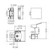 Marine Push Button Latch Kitchen Drawer Lock Keyless Kitchen Cupboard Lock For Yacht Cabinets Marine Furniture RV Use