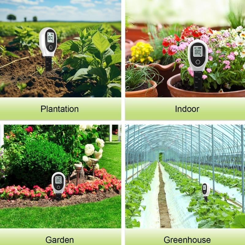 Small Soil Water Detectors Digital Moisture Meter with High Accuracy Probes Soil Testing For Home Garden Farmland Plant
