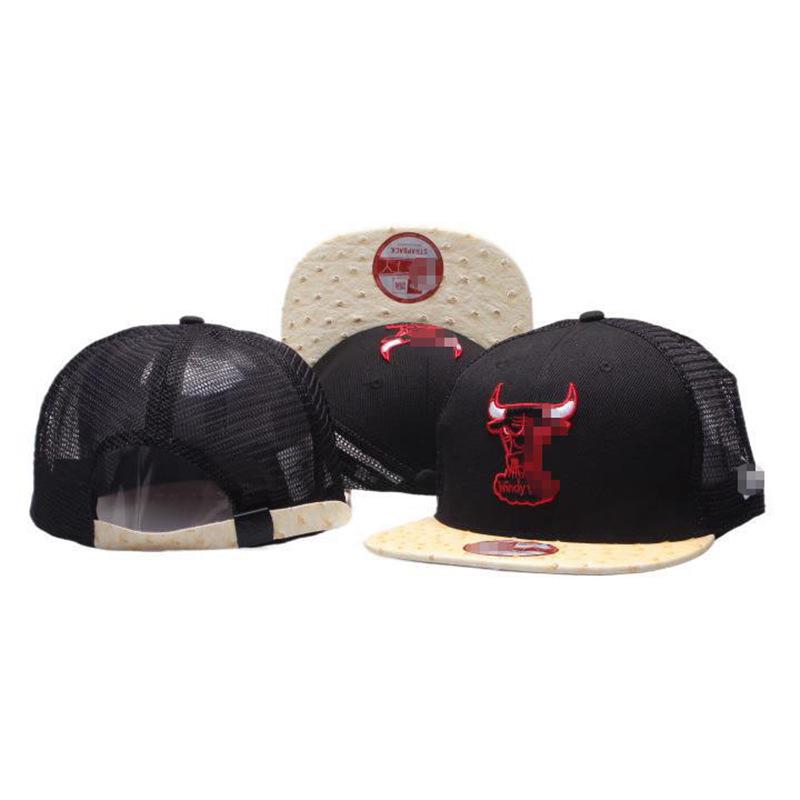 Embroidered Flat Brim NBA Cap for Men & Women - New American Hip Hop Style