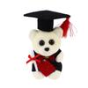 12Cm Standing Graduation Ceremony Bear Doll Flower Bouquet Decoration